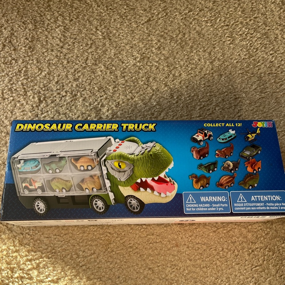 Dinosaur Transport Truck with Mini Dino Figures